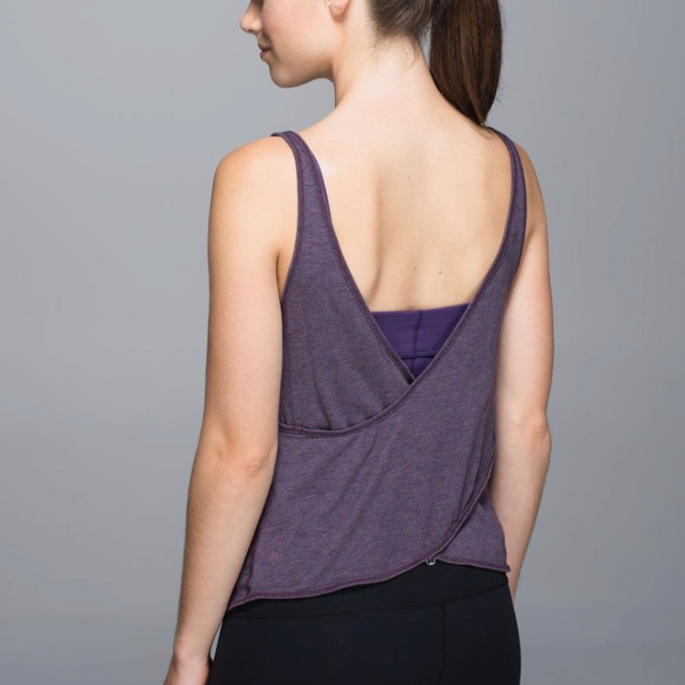 Lululemon Twist & Turn Tank Purple Fog